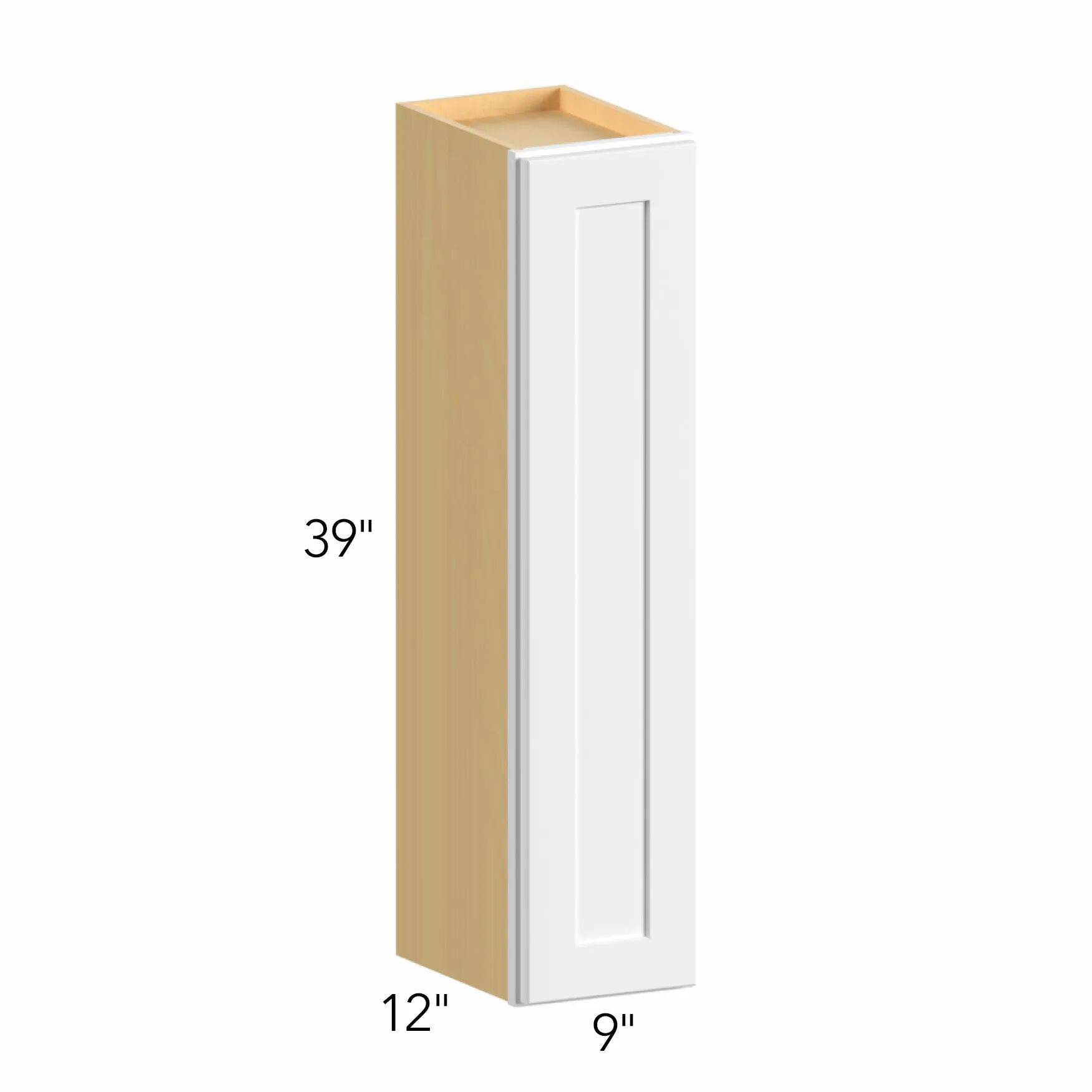 Allure® Galaxy Frost 9"W x 39"H x 12"D Wall Cabinet (W0939)
