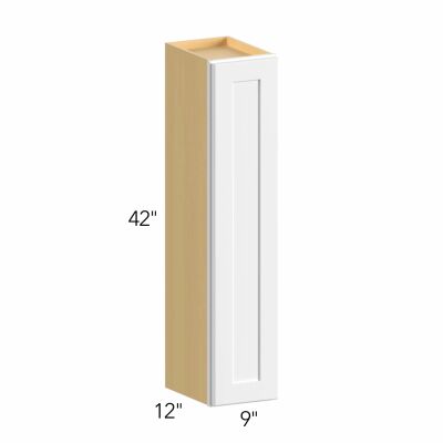 Allure® Galaxy Dove 9"W x 42"H x 12"D Wall Cabinet (W0942)