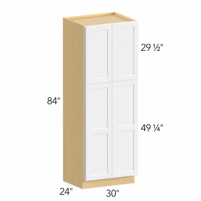 Allure® Fusion Timber 30"W x 84"H x 24"D Tall Pantry Cabinet (TP302484)