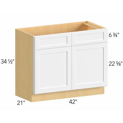 Allure® Echo Timber 42"W x 34.5"H x 21"D Vanity Cabinet (VSB42-34)