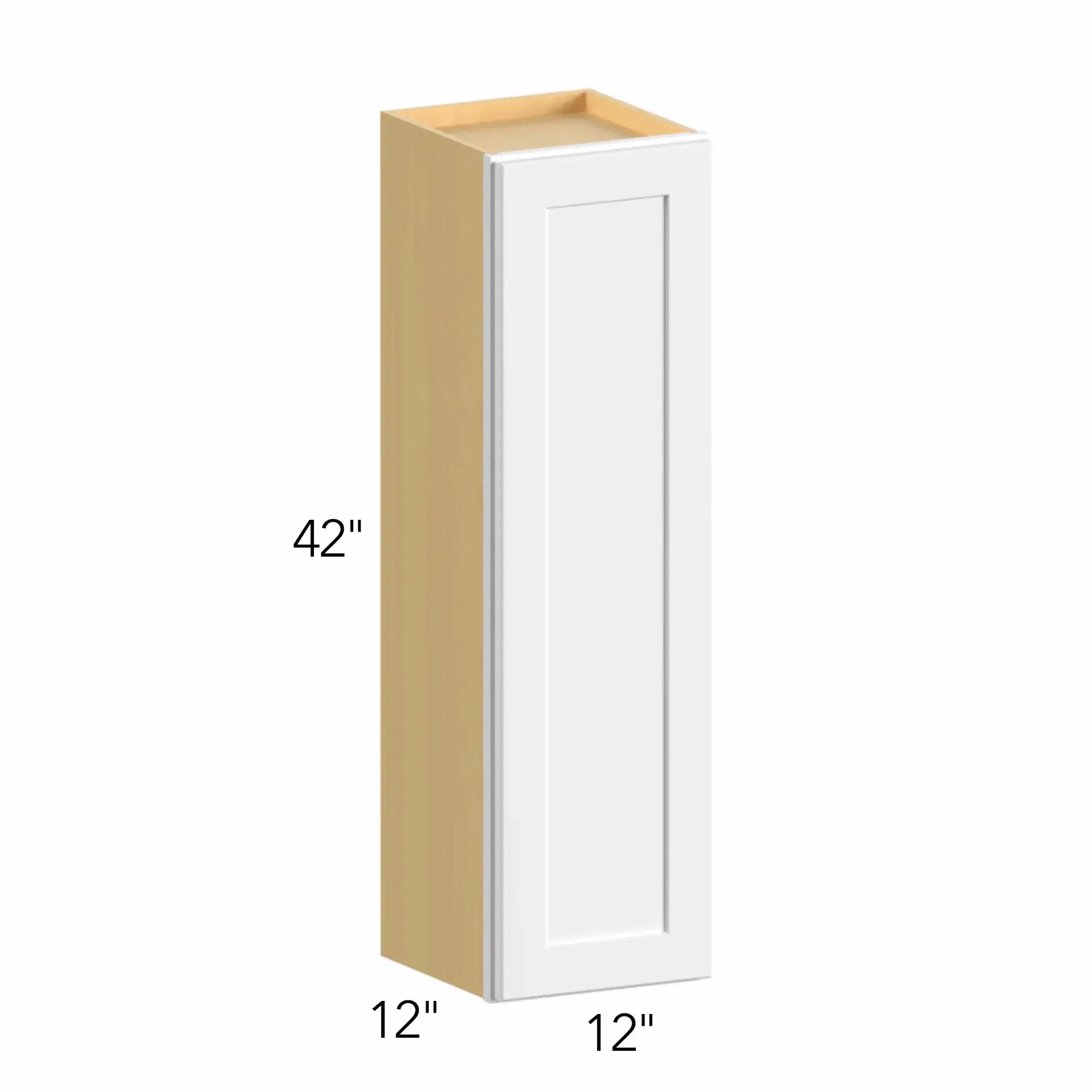 Allure® Galaxy Truffle 12"W x 42"H x 12"D Wall Cabinet (W1242)