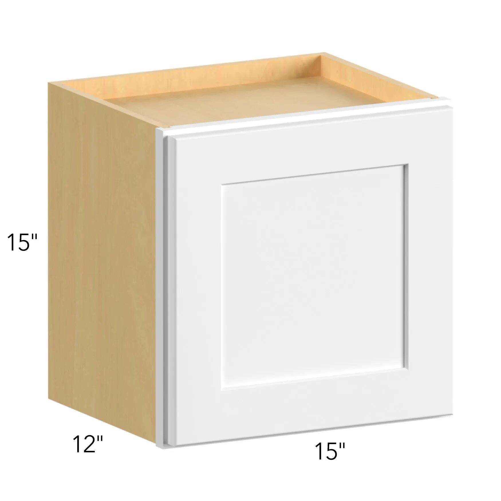 Allure® Galaxy Cobblestone 15"W x 15"H x 12"D Wall Cabinet (W1515)