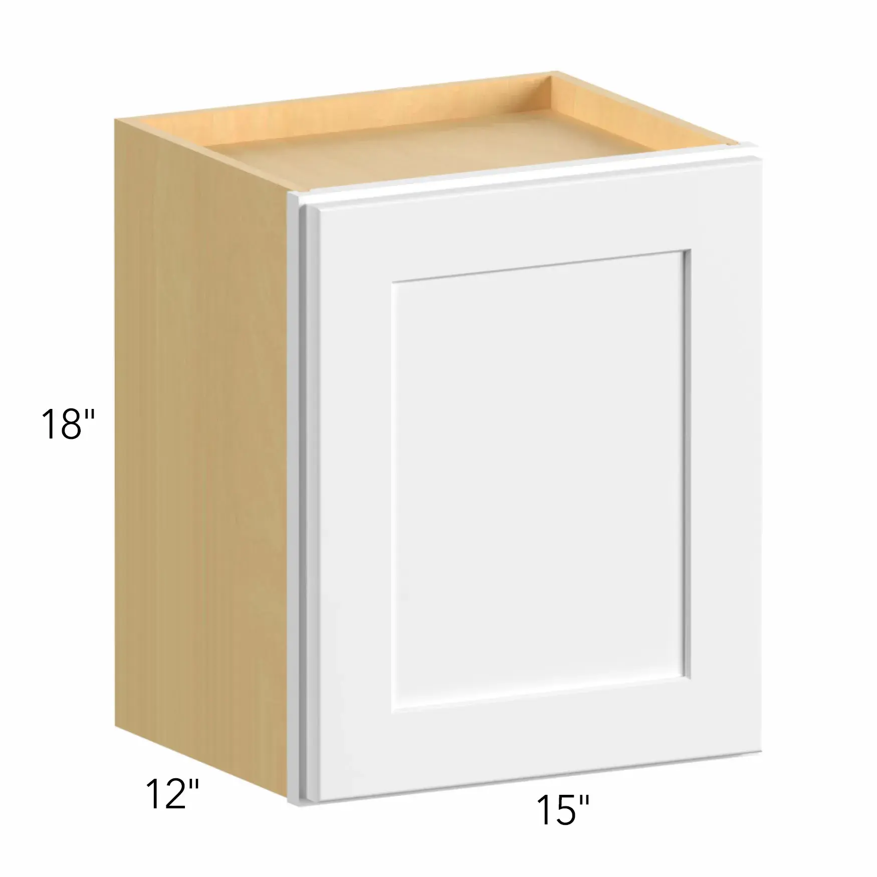 Allure® Galaxy Cobblestone 15"W x 18"H x 12"D Wall Cabinet (W1518)