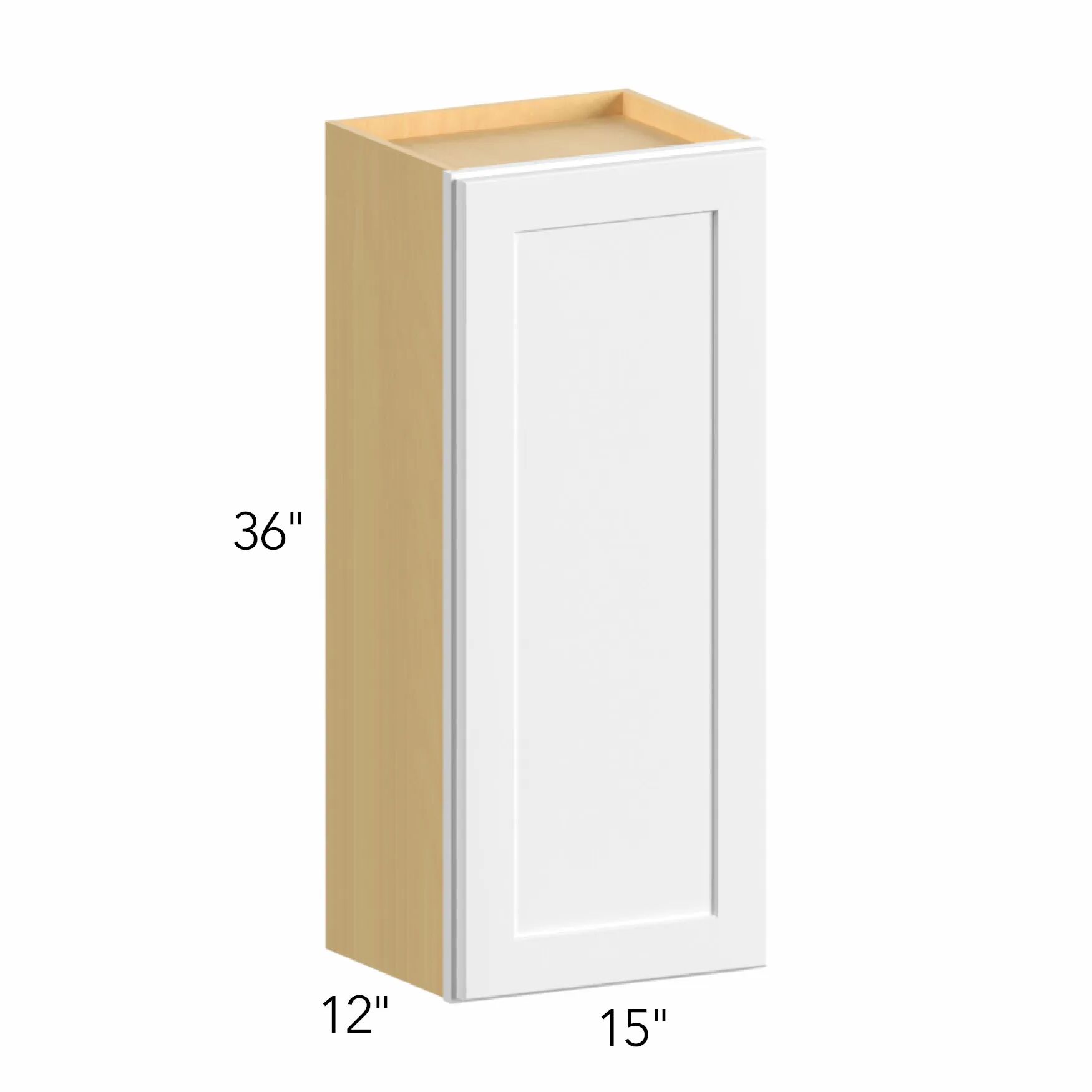 Allure® Galaxy Cobblestone 15"W x 36"H x 12"D Wall Cabinet (W1536)