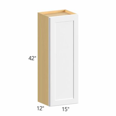 Allure® Galaxy Cobblestone 15"W x 42"H x 12"D Wall Cabinet (W1542)