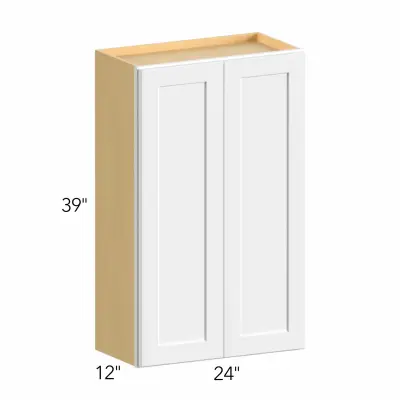 Illume® Tuscany Basalto 24"W x 39"H x 13"D Wall Cabinet (W2439)