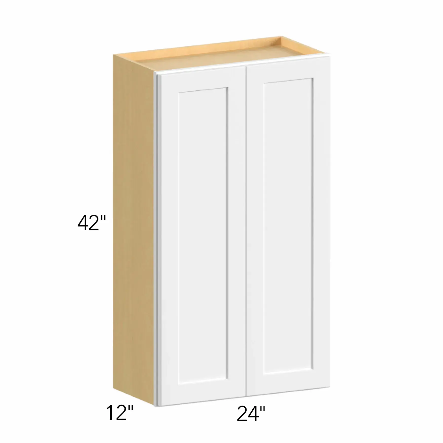Allure® Galaxy Mocha 24"W x 42"H x 12"D Wall Cabinet (W2442)