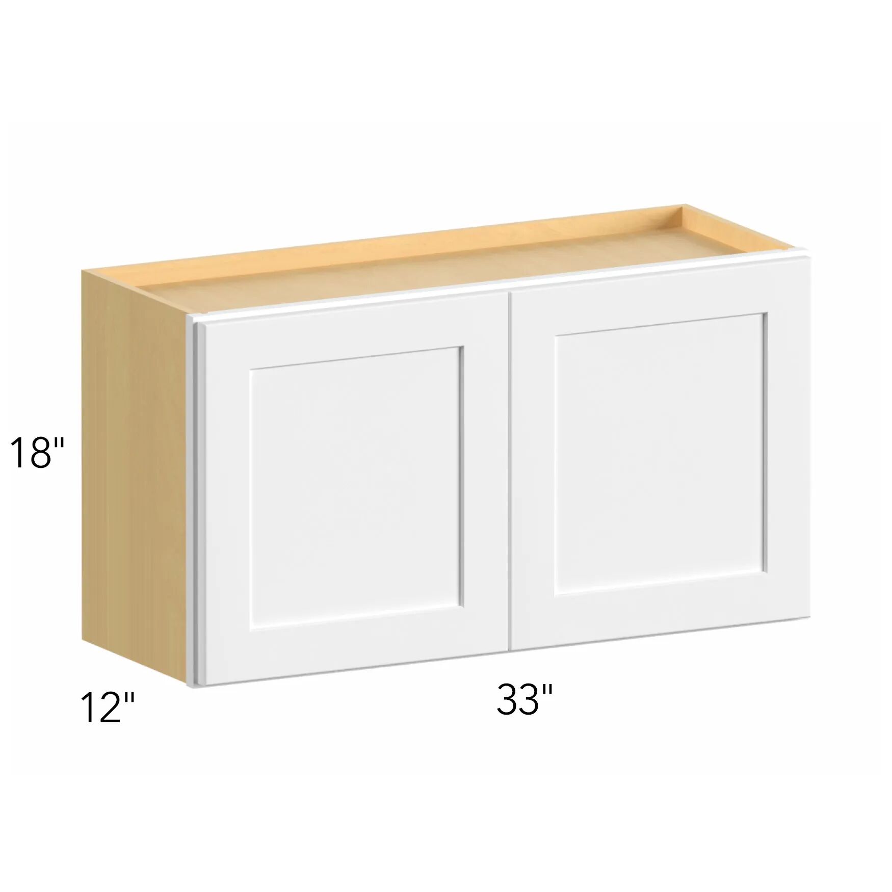 Allure® Galaxy Mocha 33"W x 18"H x 12"D Wall Cabinet (W3318)