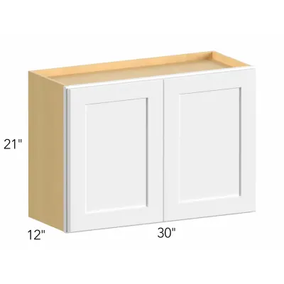 Illume® Catalina Como Ash 2 30"W x 21"H x 13"D Wall Cabinet (W3021)