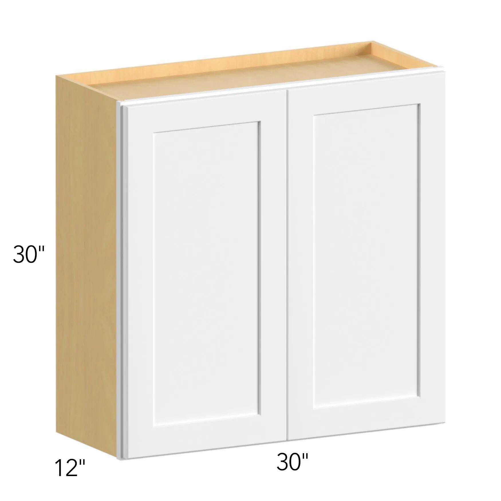 Allure® Galaxy Mocha 30"W x 30"H x 12"D Wall Cabinet (W3030)