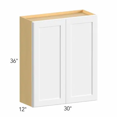 Allure® Fusion Oyster 30"W x 36"H x 12"D Wall Cabinet (W3036)