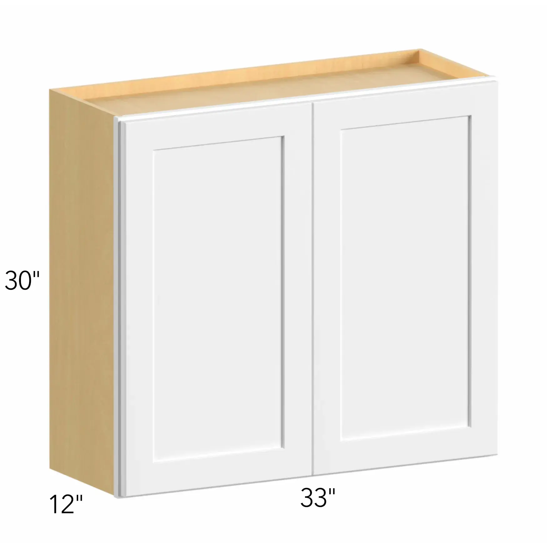 Allure® Galaxy Mocha 33"W x 30"H x 12"D Wall Cabinet (W3330)