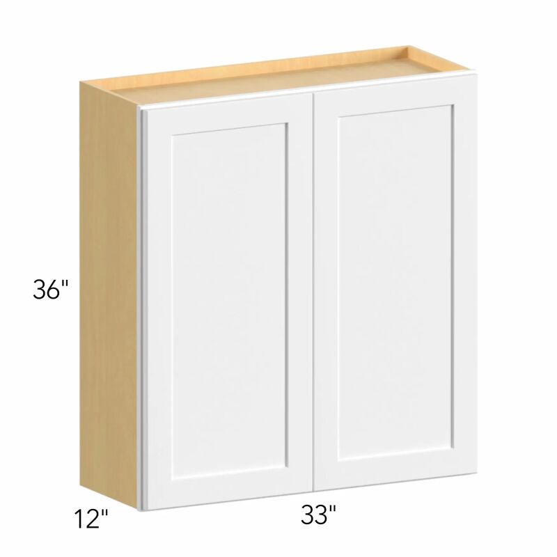 Allure® Luna Natural Oak 33"W x 36"H x 12"D Wall Cabinet (W3336)