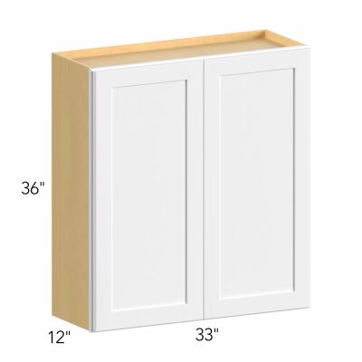 Allure® Galaxy Mocha 33"W x 36"H x 12"D Wall Cabinet (W3336)