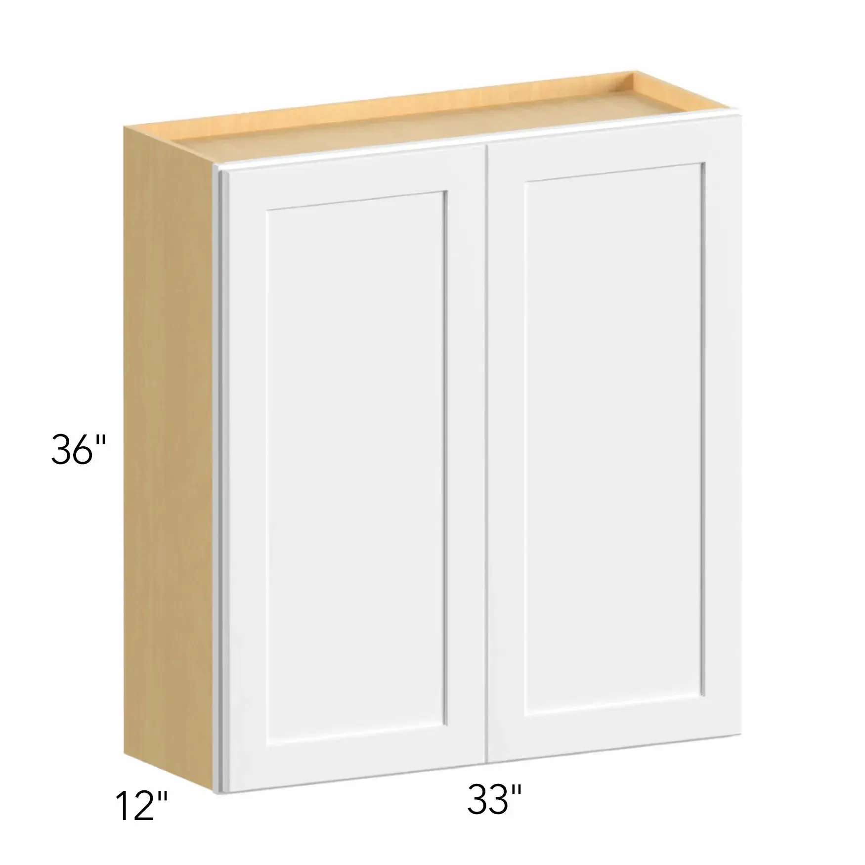 Allure® Galaxy Mocha 33"W x 36"H x 12"D Wall Cabinet (W3336)