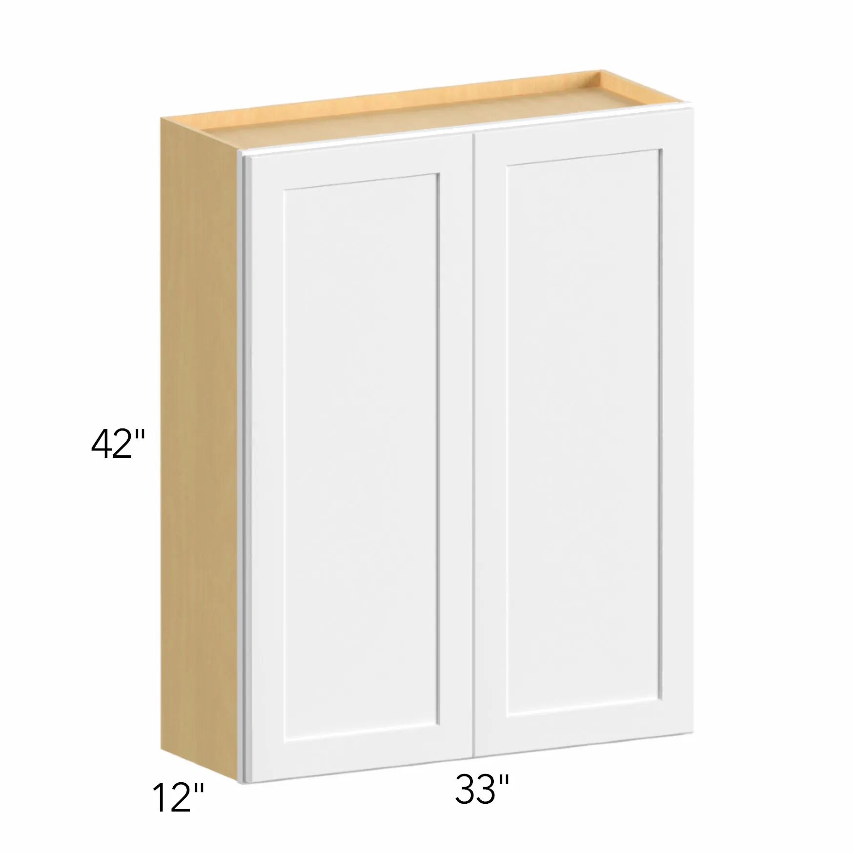 Allure® Galaxy Linen 33"W x 42"H x 12"D Wall Cabinet (W3342)