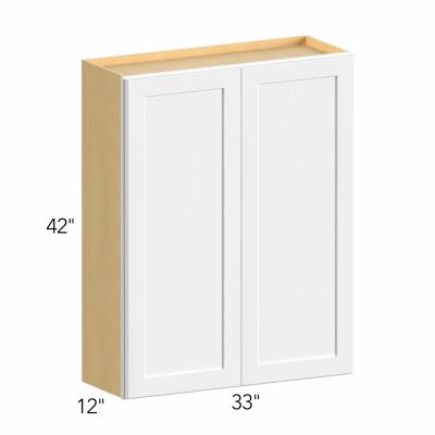 Allure® Galaxy Linen 33"W x 42"H x 12"D Wall Cabinet (W3342)