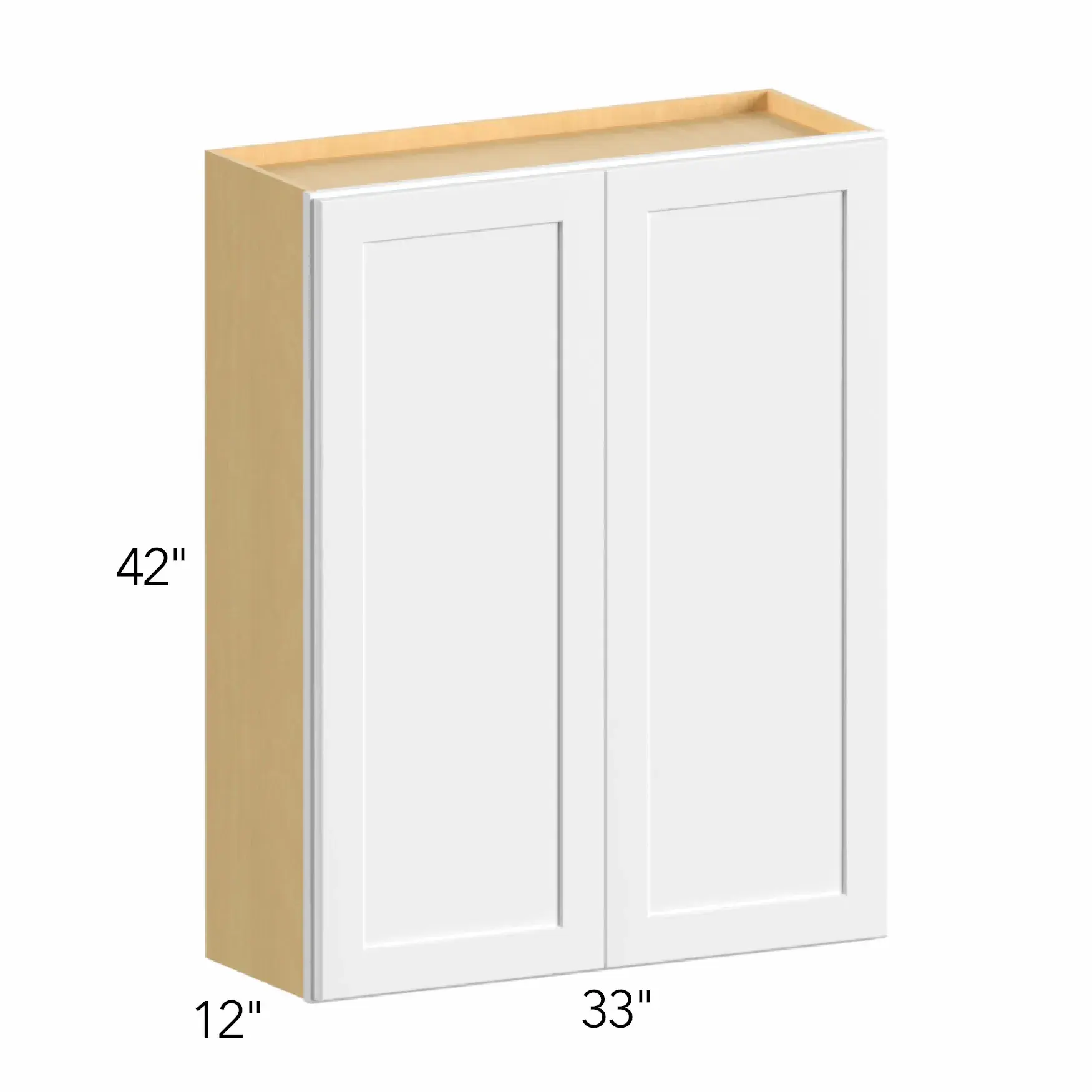 Allure® Galaxy Linen 33"W x 42"H x 12"D Wall Cabinet (W3342)