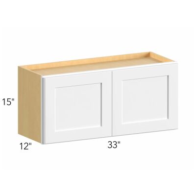 Allure® Galaxy Dove 33"W x 15"H x 12"D Wall Cabinet (W3315)
