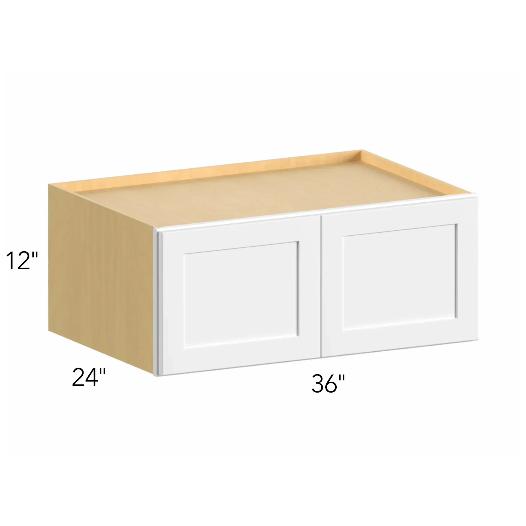 Allure® Galaxy Truffle 36"W x 12"H x 24"D Wall Cabinet (W361224)