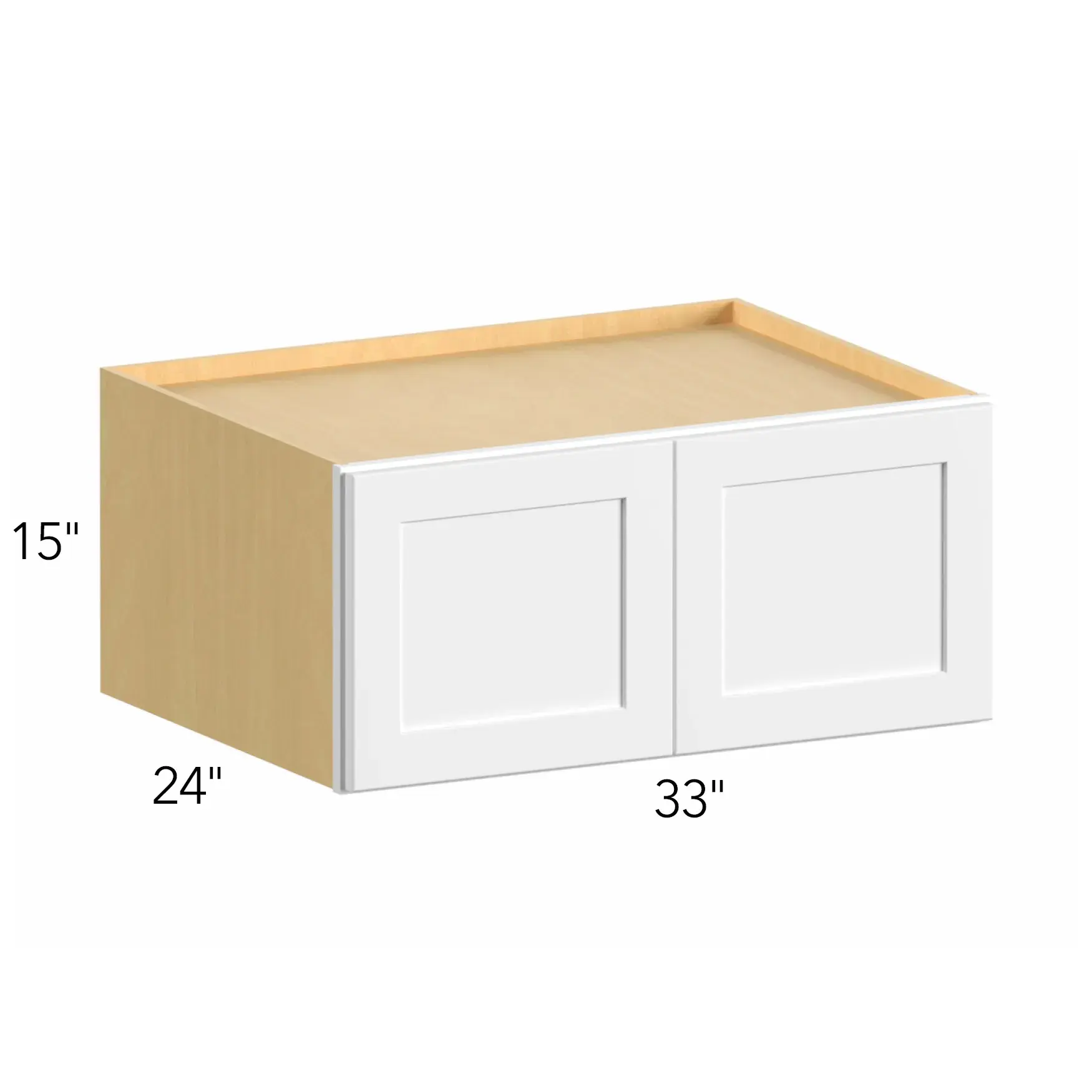 Allure® Galaxy Truffle 33"W x 15"H x 24"D Wall Cabinet (W331524)