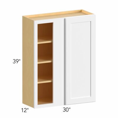 Allure® Galaxy Dove 30"W x 39"H x 12"D Blind Corner Cabinet (WBC3039)