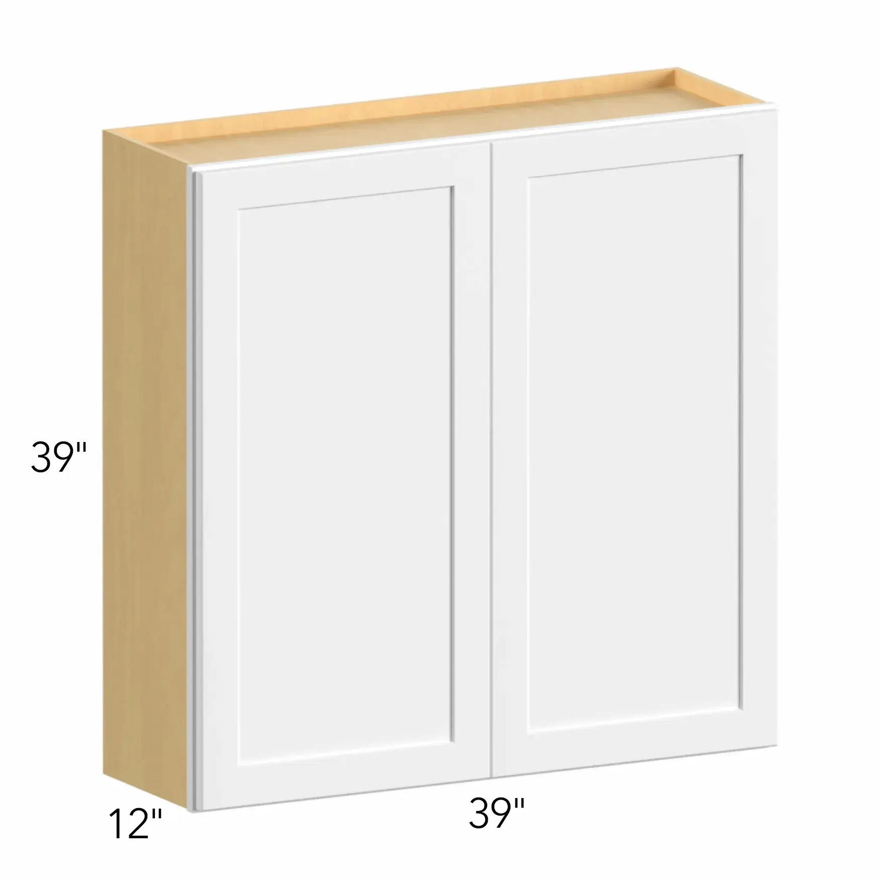 Allure® Galaxy Indigo 39"W x 39"H x 12"D Wall Cabinet (W3939)