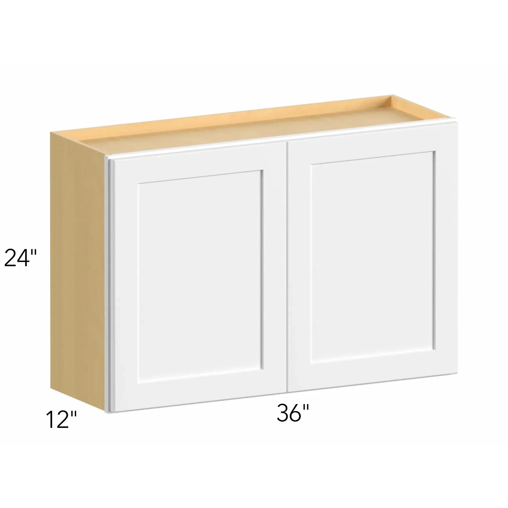 Allure® Galaxy Linen 36"W x 24"H x 12"D Wall Cabinet (W3624)