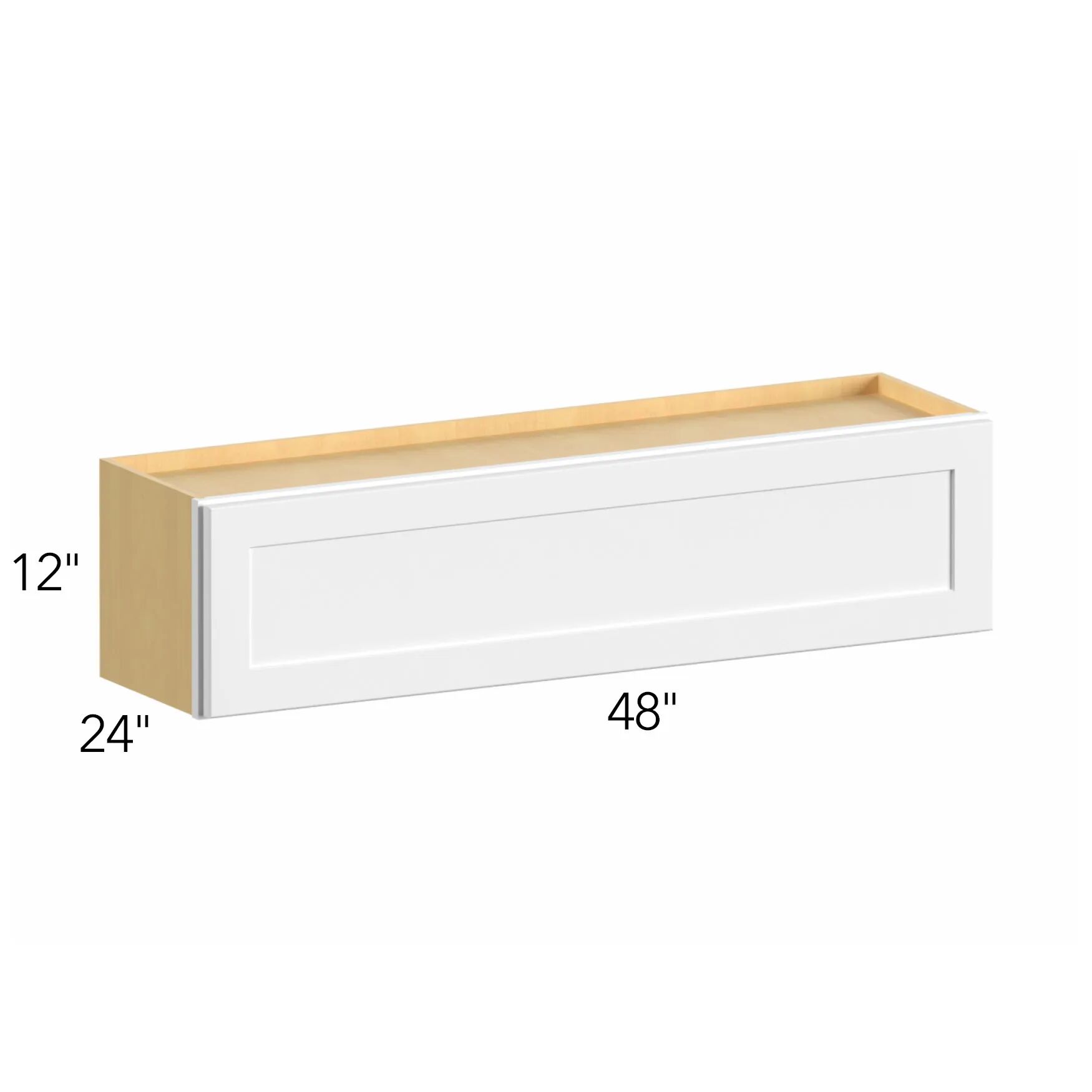 Allure® Echo Timber 48"W x 12"H x 24"D Wall Cabinet (W481224LU)