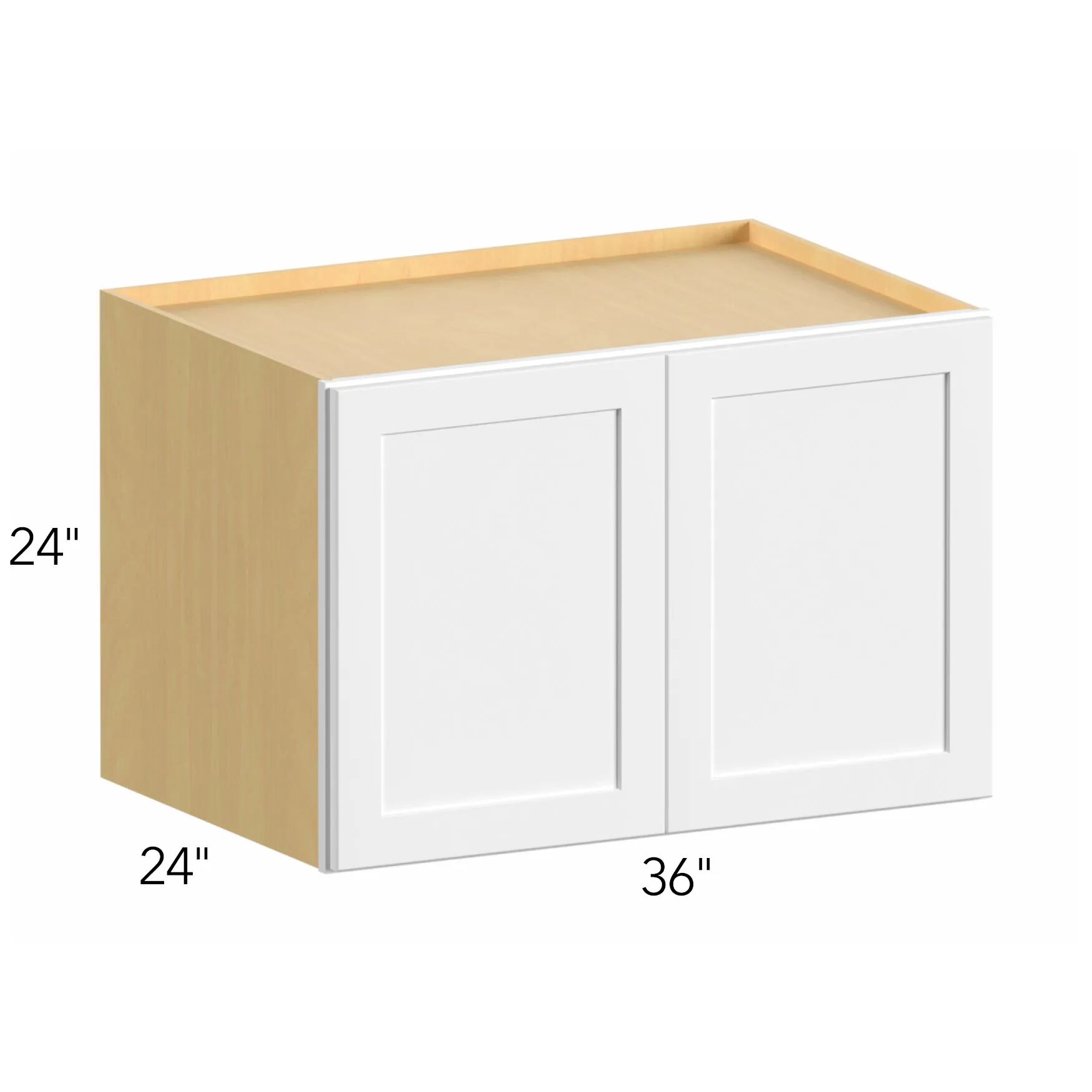 Allure® Galaxy Truffle 36"W x 24"H x 24"D Wall Cabinet (W362424)