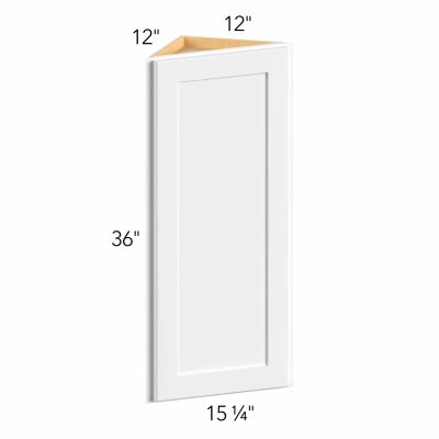 Allure® Galaxy Cobblestone 12"W x 36"H x 12"D Wall Angle End Cabinet (WAE1236)