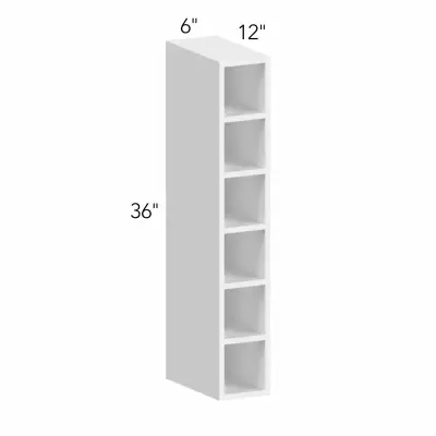 Allure® Luxe Frost 6"W x 36"H x 12"D Wall Wine Cube (WC0636)