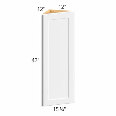 Allure® Galaxy Cobblestone 12"W x 42"H x 12"D Wall Angle End Cabinet (WAE1242)