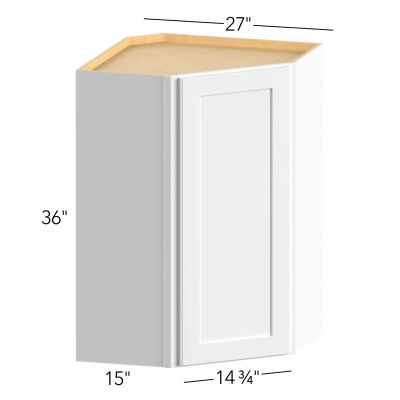 Allure® Galaxy Indigo 27"W x 36"H x 27"D Diagonal Corner Wall Cabinet (WDC2736)