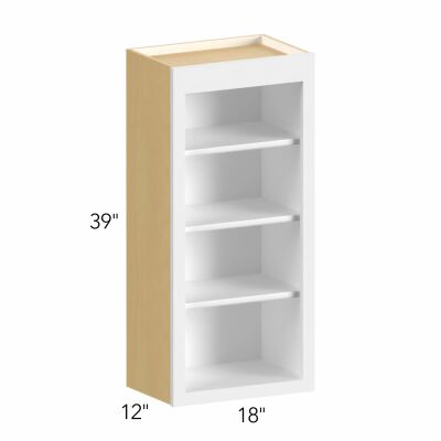 Allure® Galaxy Indigo 18"W x 39"H x 12"D Wall Open Shelf (WOS1839)