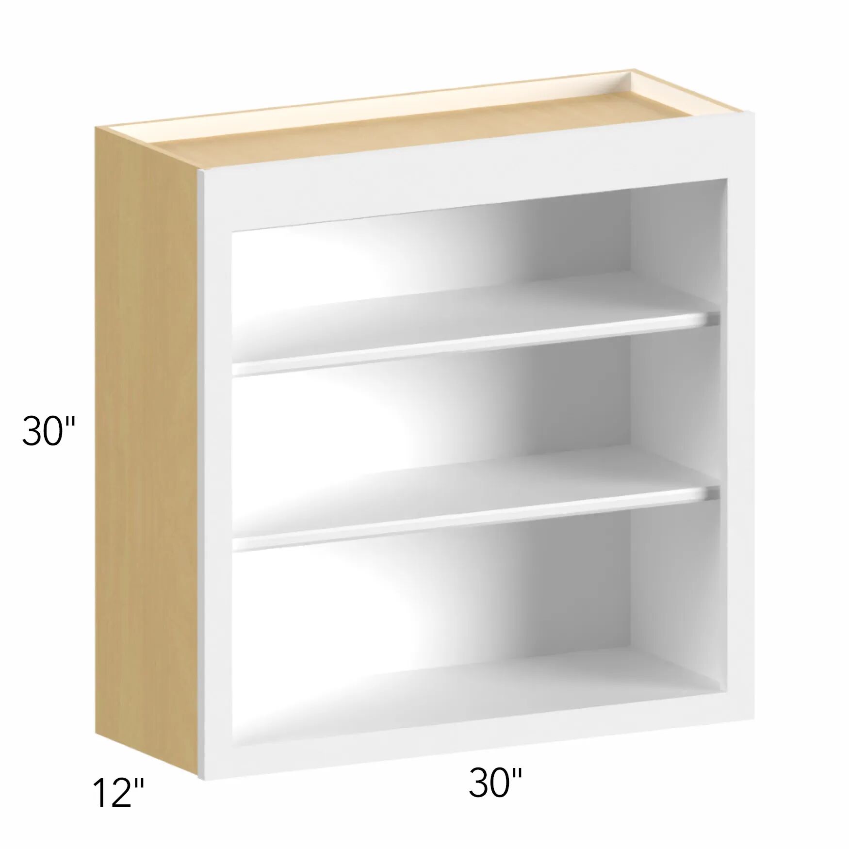 Allure® Galaxy Indigo 30"W x 30"H x 12"D Wall Open Shelf (WOS3030)