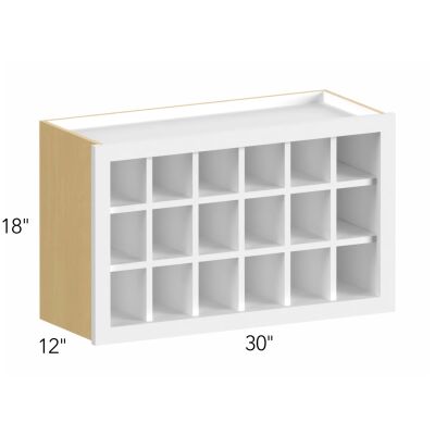 Allure® Galaxy Dove 30"W x 18"H x 12"D Wall Wine Rack (WR3018)