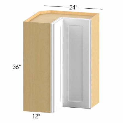 Allure® Galaxy Frost 24"W x 36"H x 24"D Pie Cut Corner Cabinet (WPC2436)