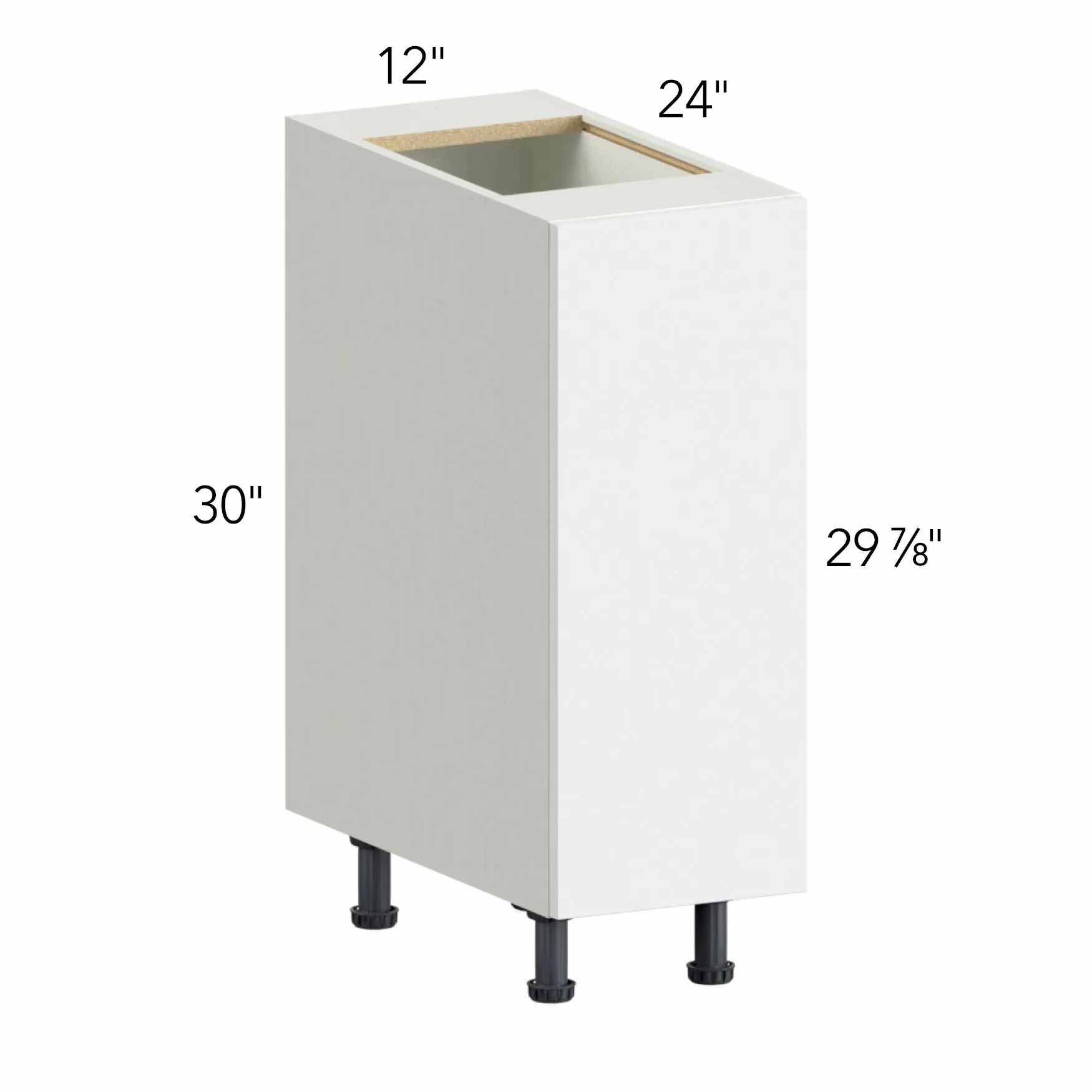 Ovela® Tuscany Olmo 3 12"W x 34.5"H x 24"D Base Cabinet (B12FD)