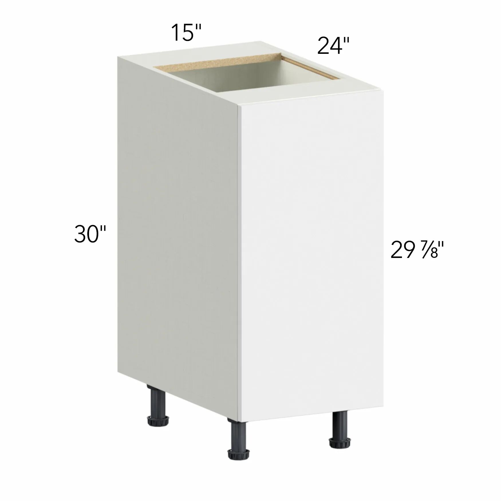 Ovela® Tuscany Nocce 1 15"W x 34.5"H x 24"D Base Cabinet (B15FD)
