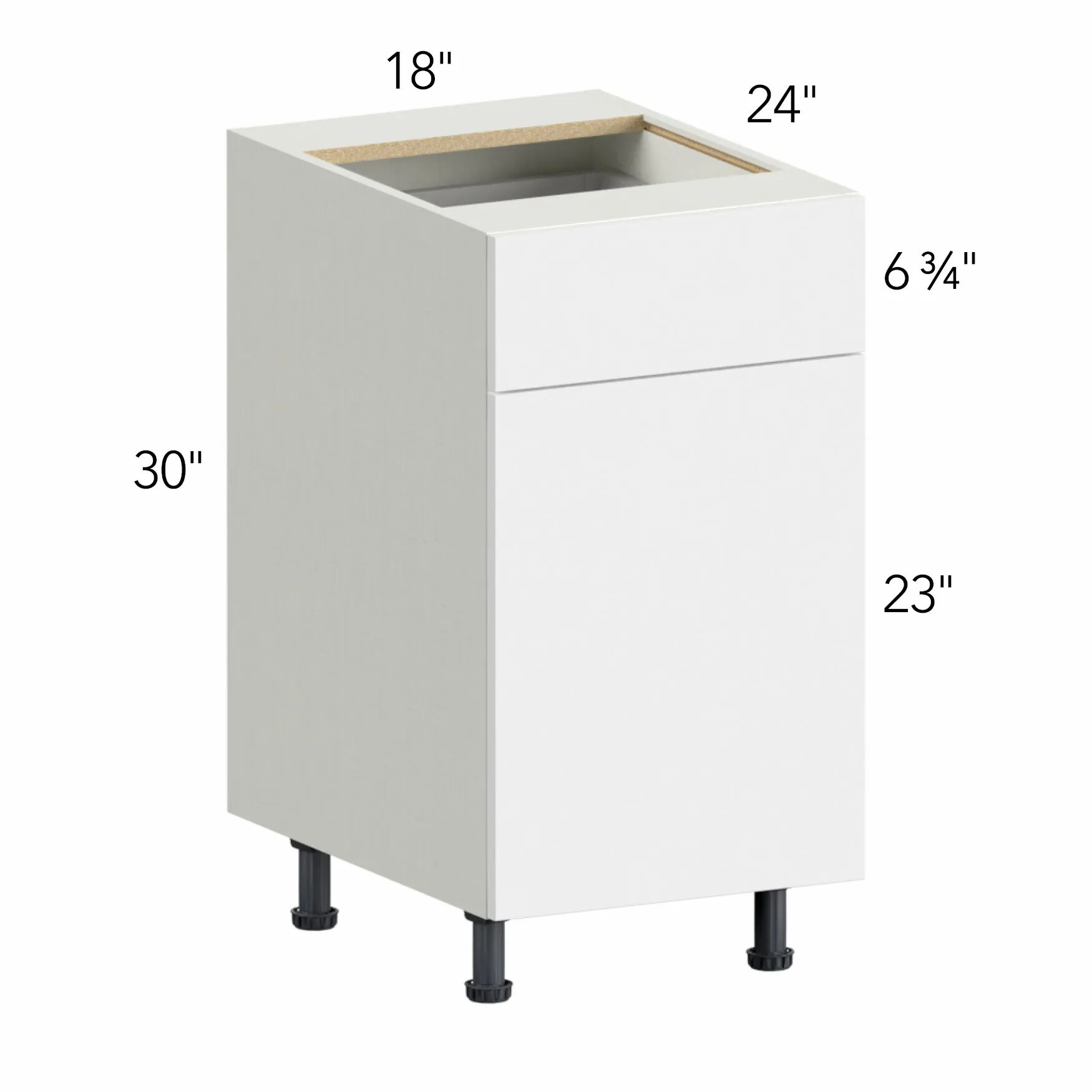 Illume® Catalina Como Ash 2 18"W x 30"H x 24"D Base Cabinet (B18)