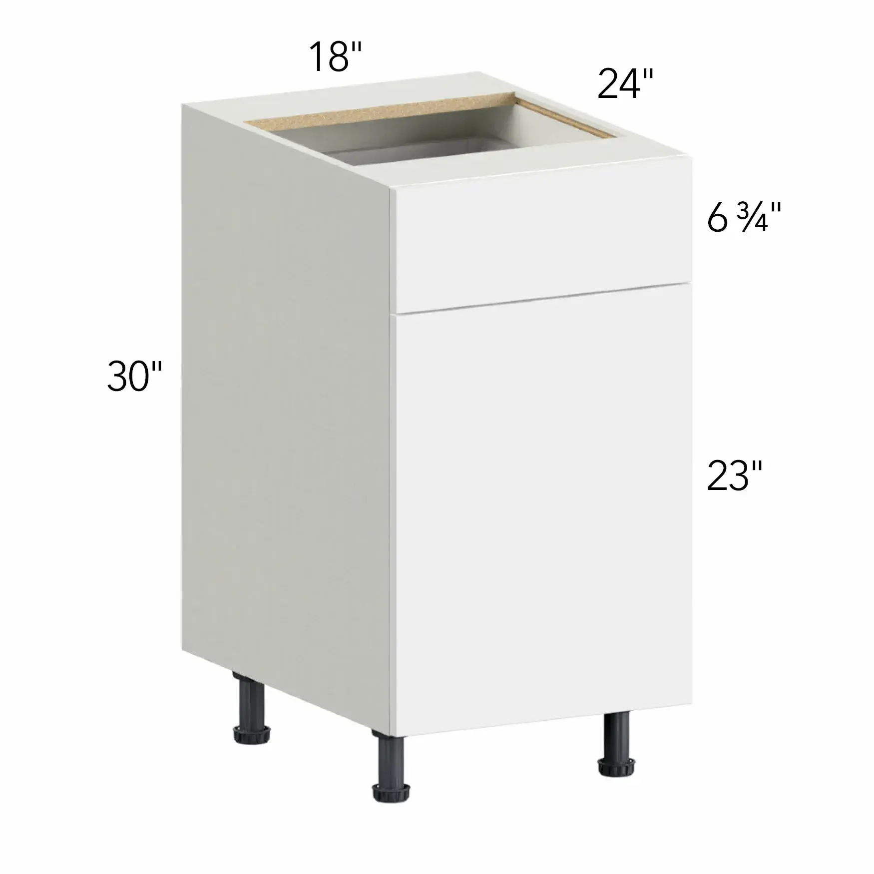 Illume® Catalina Como Ash 2 18"W x 30"H x 24"D Base Cabinet (B18)