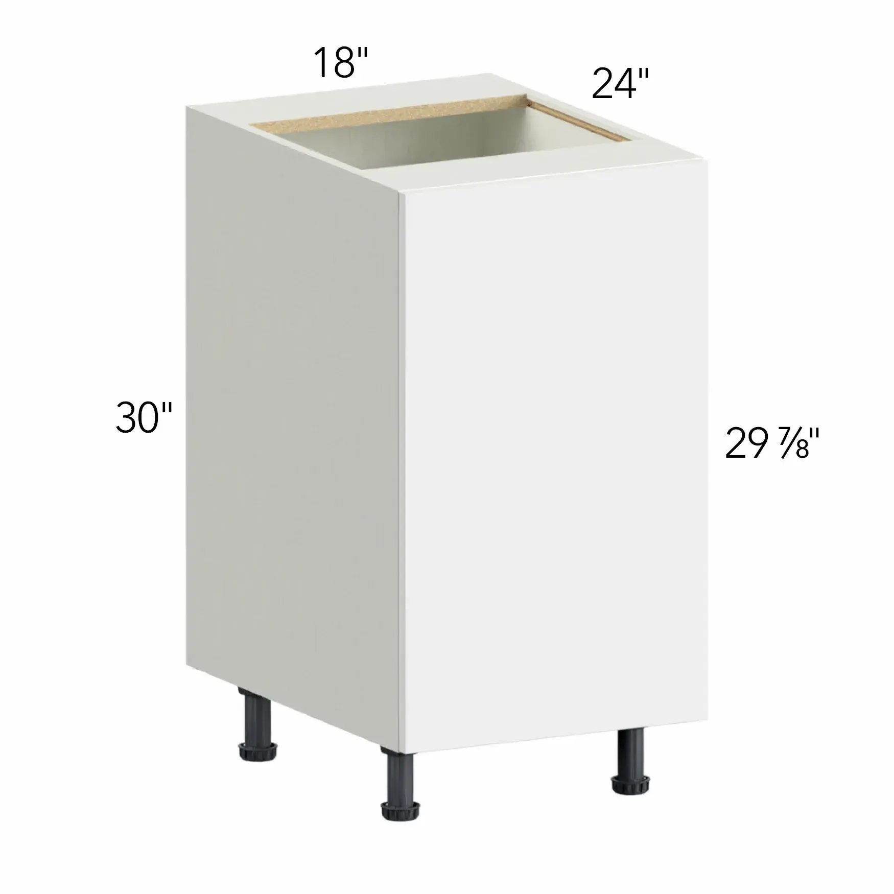 Ovela® Tuscany Como Ash 2 18"W x 34.5"H x 24"D Base Cabinet (B18FD)
