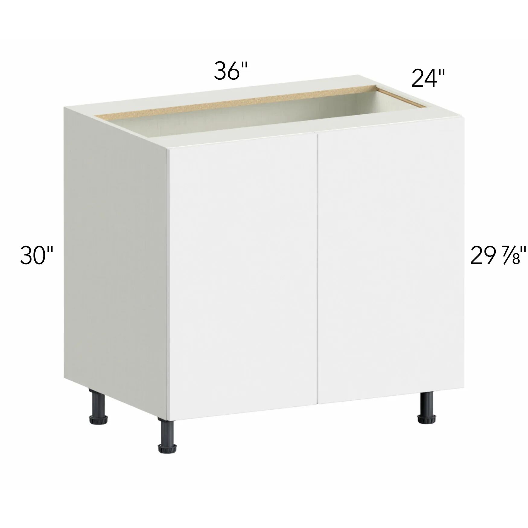 Ovela® Tuscany Como Ash 2 36"W x 34.5"H x 24"D Base Cabinet (B36FD)