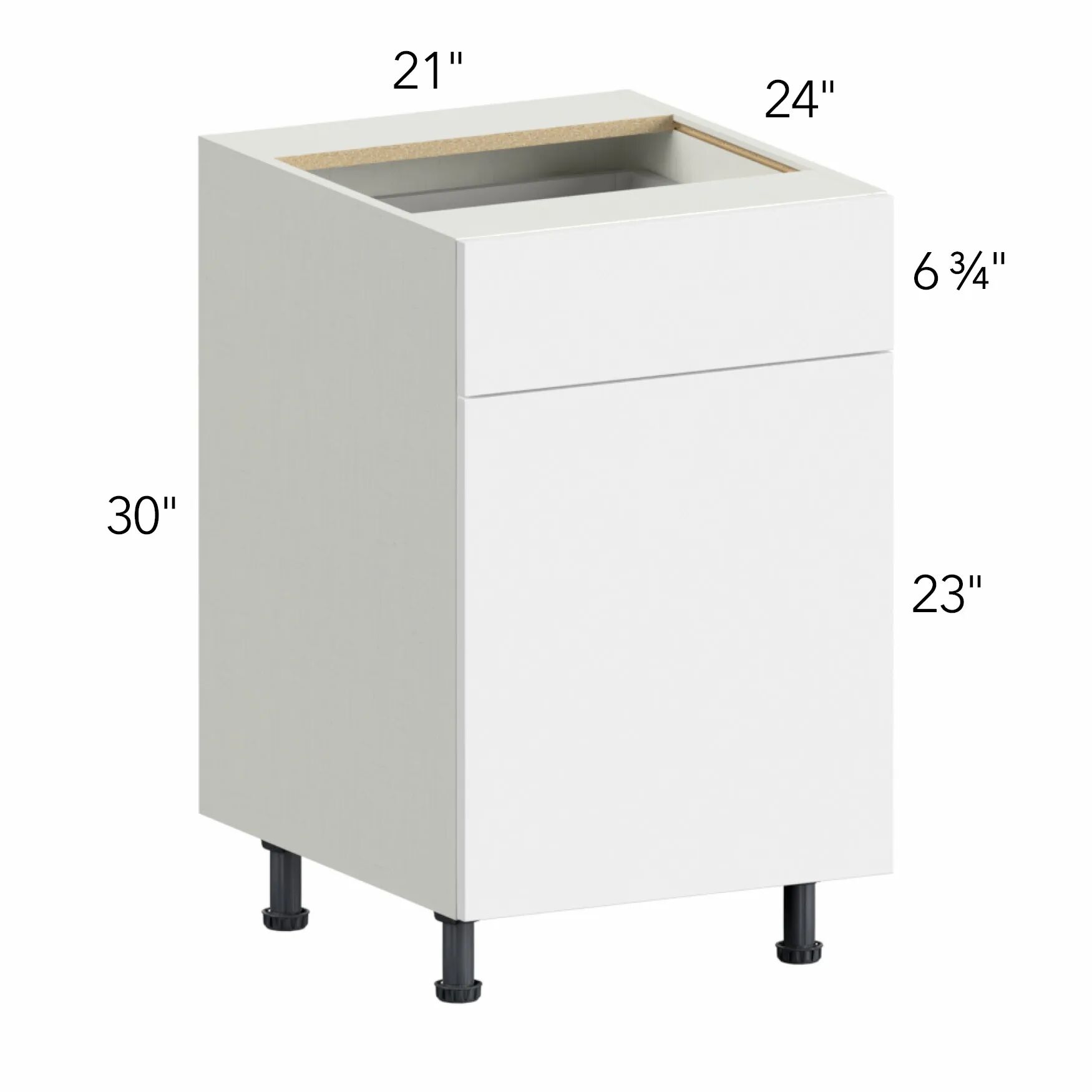 Illume® Tuscany Basalto 21"W x 30"H x 24"D Base Cabinet (B21)