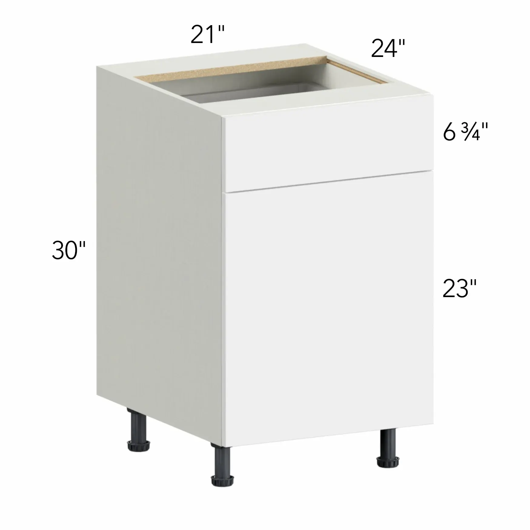 Illume® Tuscany Basalto 21"W x 30"H x 24"D Base Cabinet (B21)