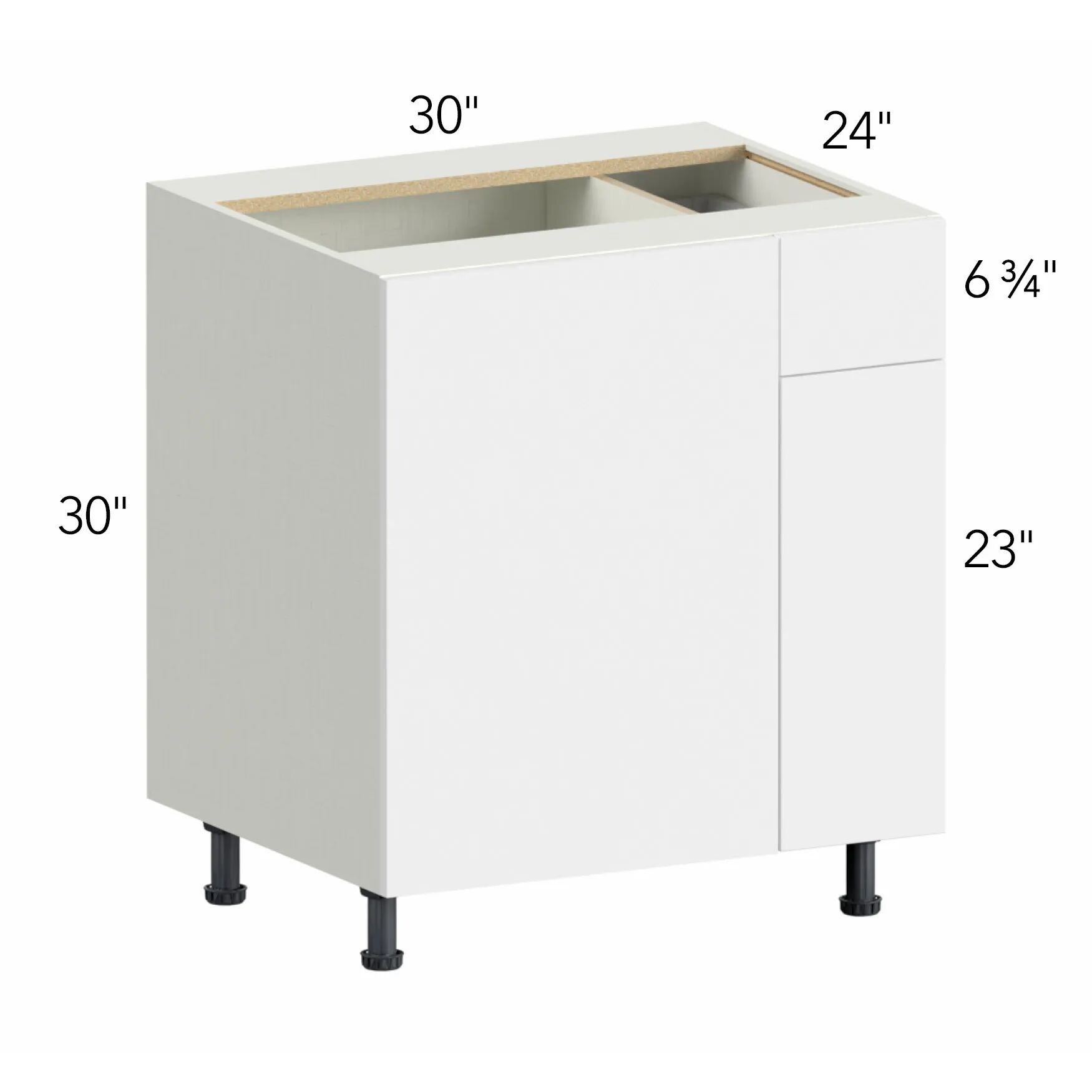 Ovela® Tuscany Ida 2 30"W x 34.5"H x 24"D Blind Corner Cabinet (BLB36/39)