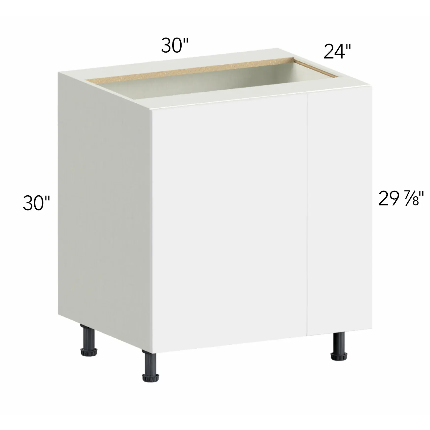 Ovela® Tuscany Basalto 30"W x 34.5"H x 24"D Blind Corner Cabinet (BLB36/39FD)