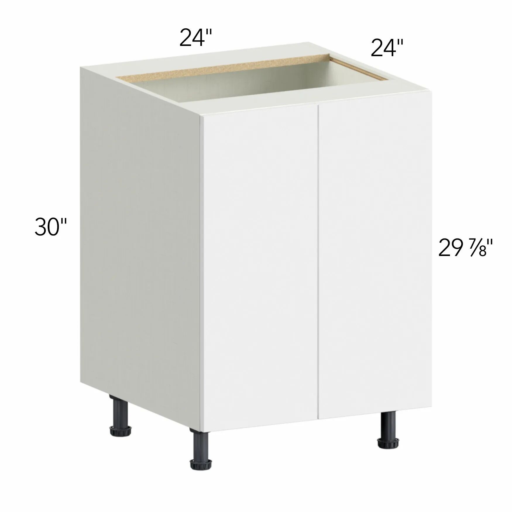 Illume® Catalina Como Ash 2 24"W x 30"H x 24"D Base Cabinet (B24FD)