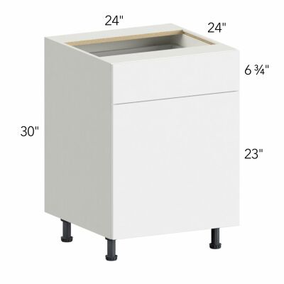 Illume® Tuscany Como Ash 1 24"W x 30"H x 24"D Base Cabinet (B24SD)